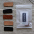 Five Leather Tags